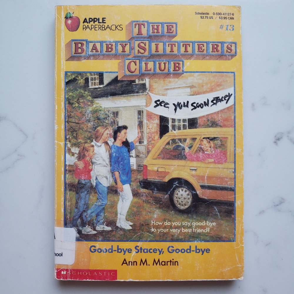 Vintage Baby-Sitters Club Book #13, Goodbye Stacey, Teen Girls Fiction Chapter
